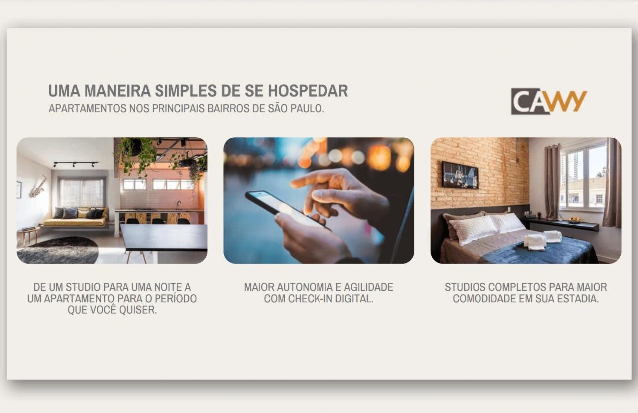 Apartamento Cawy Itaim Bibi - 1E Appartement São Paulo Buitenkant foto